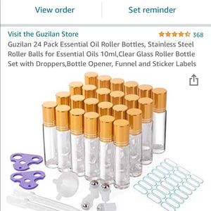 Essential oil bottles